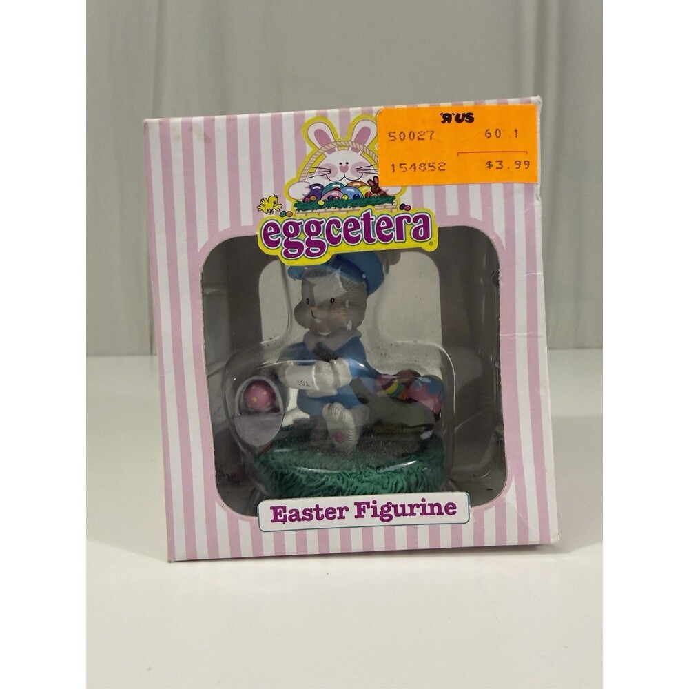 Vintage Toys R Us Geoffrey Eggcetera Easter Figurine 1993 Bunny Postman Holiday